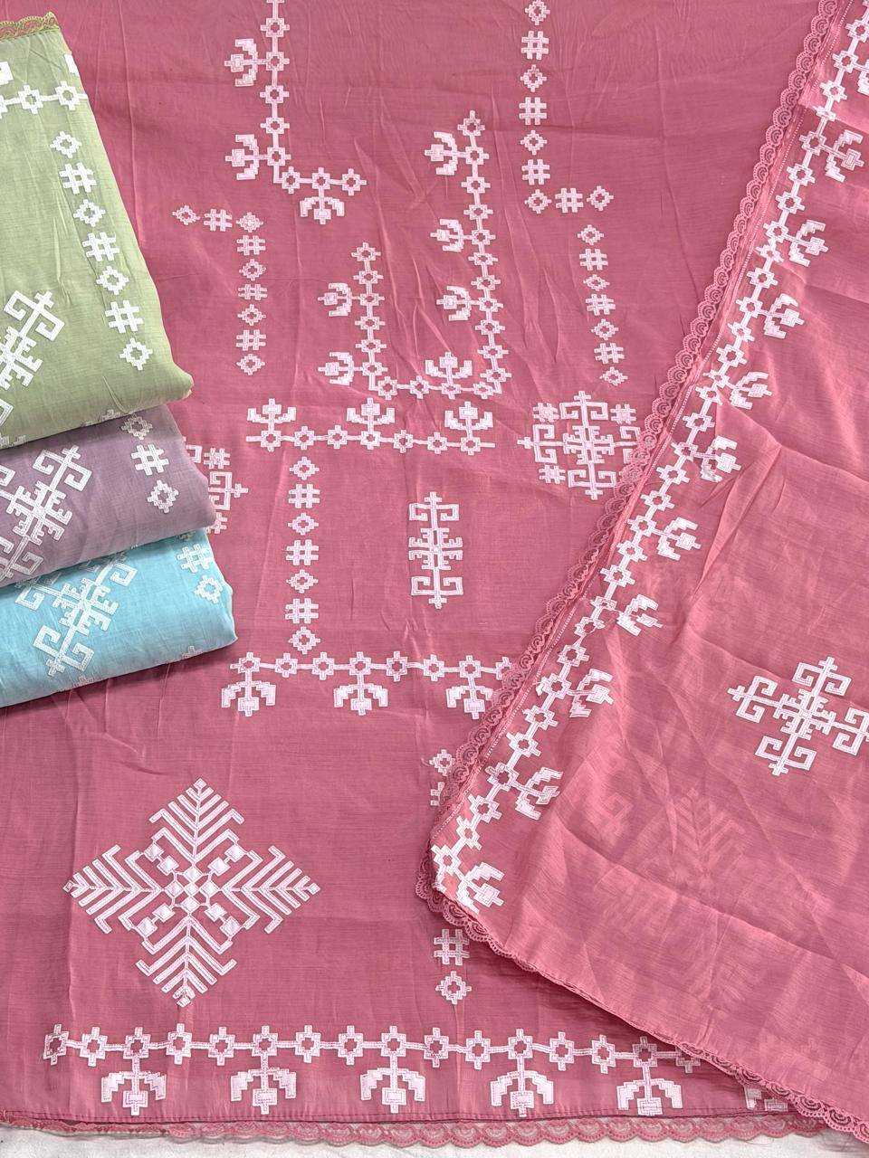 Siara By Fashid Stylish Beautiful Colourful Mall Chanderi Dresses At Wholesale Price